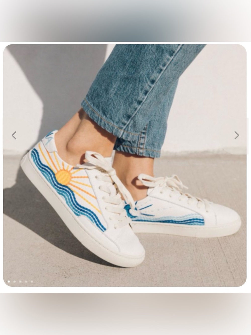 Soludos Sunrise Sunset Sneaker White